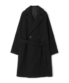 hevo イーヴォ ダブルブレスト チェスターコート 48 ネイビー ロング hevo イーヴォ ダブルブレスト チェスターコート 48 ネイビー ロング