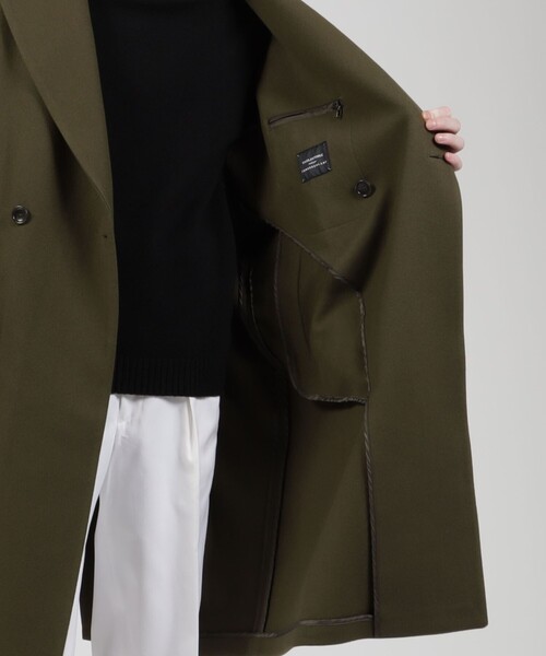 セール】【別注】TAGLIATORE ウールナイロンカシミヤ ダブルブレス