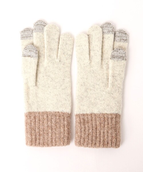 EVOLG（エヴォログ）の「【EVOLG/エヴォログ】LET2517 MINOS ニットグローブ（手袋・メンズ・ネイビー/オフホワイト/レッド/ライトグレー・FREE）」の6枚目の写真