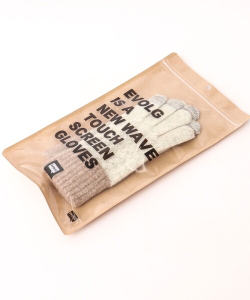 EVOLG（エヴォログ）の「【EVOLG/エヴォログ】LET2517 MINOS ニットグローブ（手袋・メンズ・ネイビー/オフホワイト/レッド/ライトグレー・FREE）」の11枚目の写真