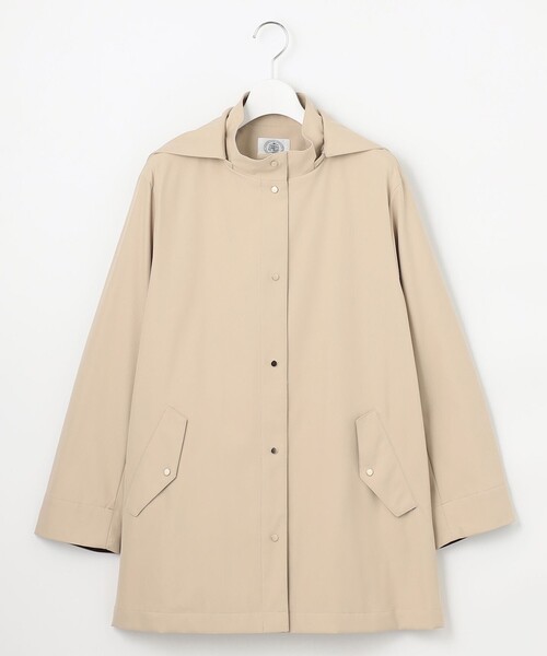 J.PRESS（ジェイプレス）の「【洗える・撥水】ドライツイルストレッチ フーディ アウター（その他アウター・レディース・ブラウン系/ネイビー系/ベージュ系・11/9）」の15枚目の写真