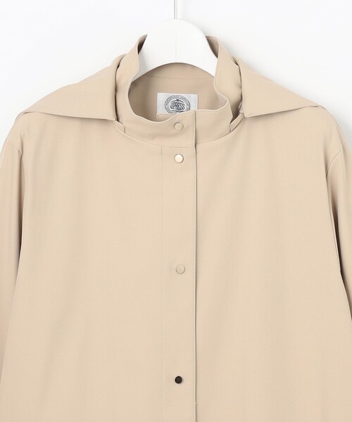J.PRESS（ジェイプレス）の「【洗える・撥水】ドライツイルストレッチ フーディ アウター（その他アウター・レディース・ブラウン系/ネイビー系/ベージュ系・11/9）」の17枚目の写真