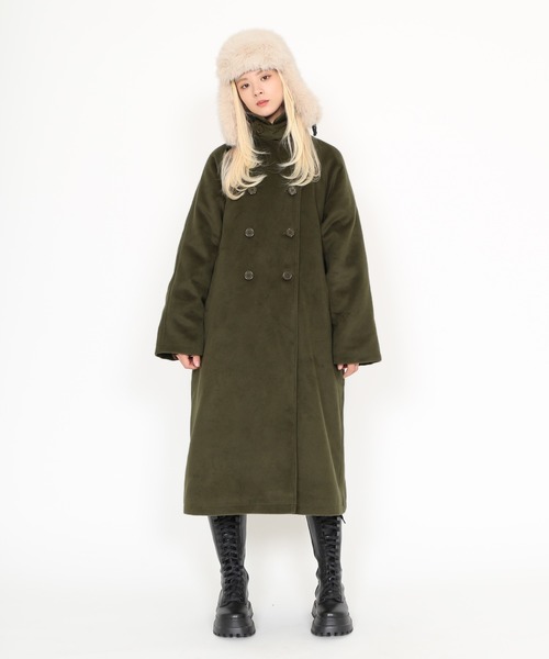 PUNYUS（プニュズ）の「もふもふフライトキャップ（キャップ・レディース・ホワイト/ベージュ/ブラック/グレー・FREE）」の6枚目の写真