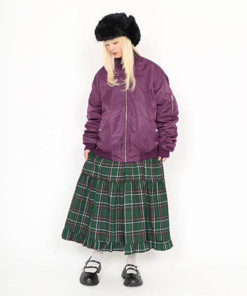 PUNYUS（プニュズ）の「もふもふフライトキャップ（キャップ・レディース・ホワイト/ベージュ/ブラック/グレー・FREE）」の7枚目の写真