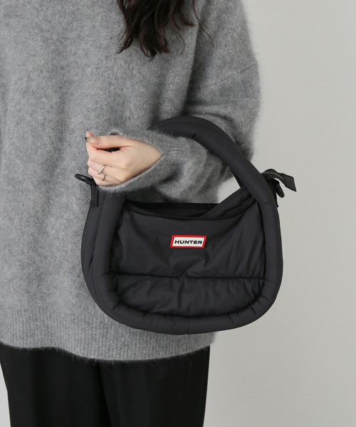 LE TALON(ルタロン)の「HUNTER/ハンター PUFFER MIDI HOBO(ショルダーバッグ・レディース・ブラック/ホワイト・FREE)」の16枚目の写真