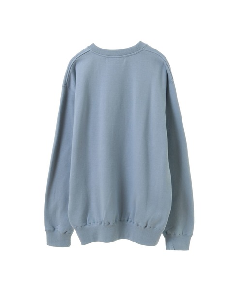 CONVERSE TOKYO（コンバーストウキョウ）の「【限定展開】FLAG LOGO PRINT SWEAT（スウェット・レディース・杢グレー/ブラック/サックスブルー・MEDIUM/SMALL）」の9枚目の写真