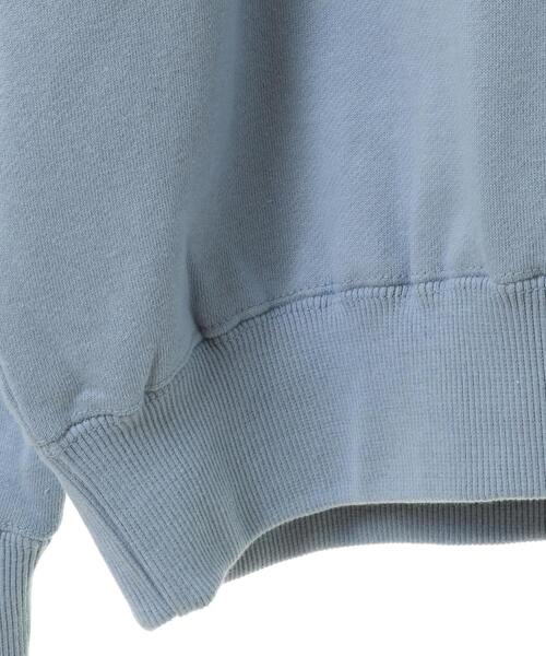 CONVERSE TOKYO（コンバーストウキョウ）の「【限定展開】FLAG LOGO PRINT SWEAT（スウェット・レディース・杢グレー/ブラック/サックスブルー・MEDIUM/SMALL）」の12枚目の写真