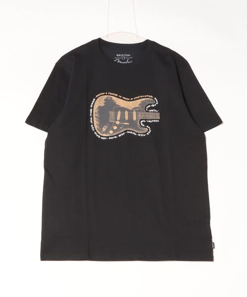 BRIXTON(ブリクストン)の「【BRIXTON/ブリクストン】FENDER STRAT S/S TLRT(Tシャツ/カットソー・メンズ・ブラック・L)」の1枚目の写真
