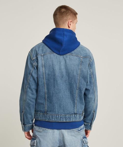 G-STAR（ジースター）の「DAKOTA JACKET/ヴィンテージライククラシックディテールデニムジャケット（デニムジャケット・メンズ・ライトインディゴブルー・LARGE）」の2枚目の写真