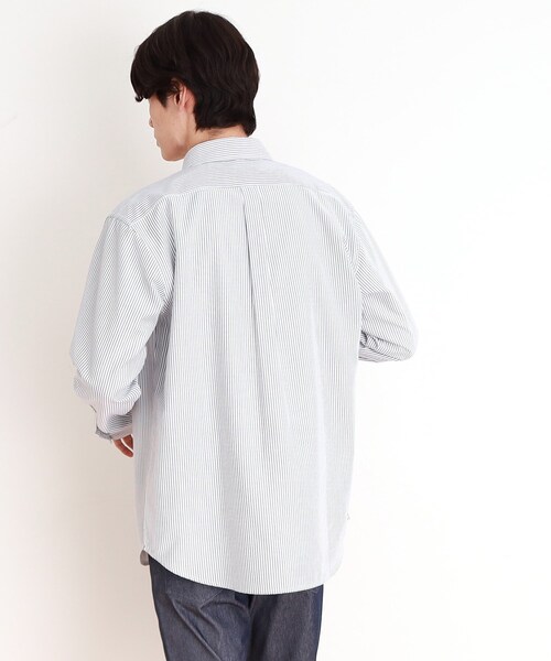 THE SHOP TK （ザ ショップ ティーケー ）の「瞬乾オックスシャツ 速乾素材／ON・OFF対応（シャツ/ブラウス・メンズ・サックスブルー/ブルー系その他4/オフホワイト/ピンク・01/02/03/04）」の16枚目の写真