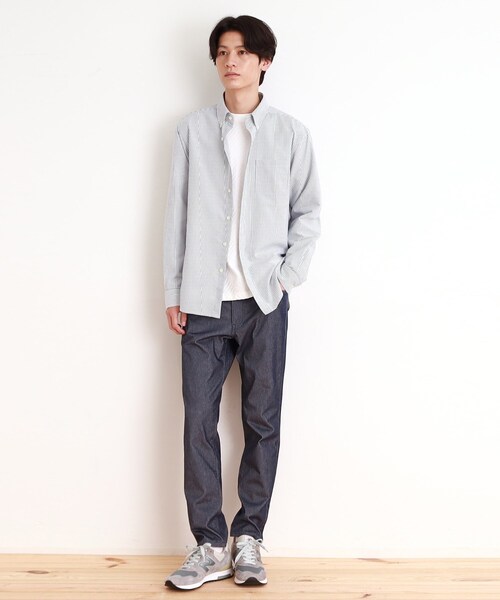 THE SHOP TK （ザ ショップ ティーケー ）の「瞬乾オックスシャツ 速乾素材／ON・OFF対応（シャツ/ブラウス・メンズ・サックスブルー/ブルー系その他4/オフホワイト/ピンク・01/02/03/04）」の15枚目の写真