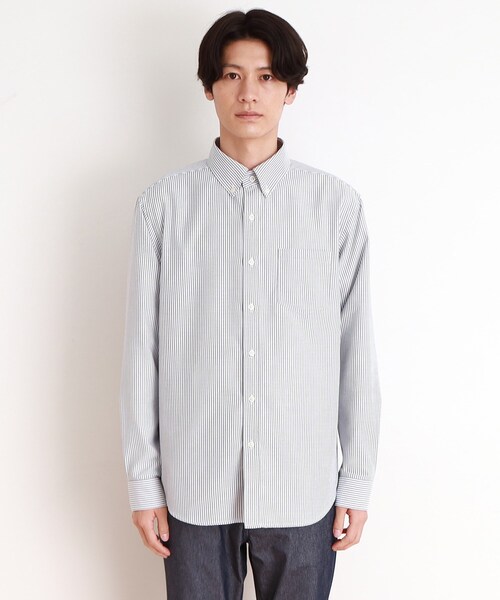 THE SHOP TK （ザ ショップ ティーケー ）の「瞬乾オックスシャツ 速乾素材／ON・OFF対応（シャツ/ブラウス・メンズ・サックスブルー/ブルー系その他4/オフホワイト/ピンク・01/02/03/04）」の13枚目の写真