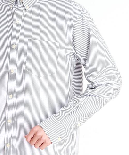 THE SHOP TK （ザ ショップ ティーケー ）の「瞬乾オックスシャツ 速乾素材／ON・OFF対応（シャツ/ブラウス・メンズ・サックスブルー/ブルー系その他4/オフホワイト/ピンク・01/02/03/04）」の7枚目の写真