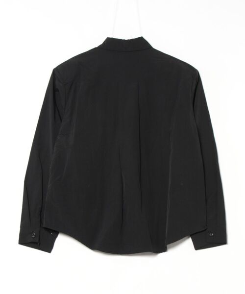 Q（キュー）の「ミリタリーシャツ（シャツ/ブラウス・レディース・ベージュ/ブラック・MEDIUM）」の10枚目の写真