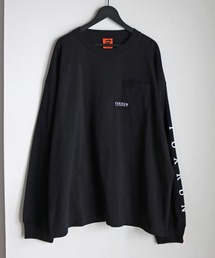 【FOXRUN/フォックスラン】 GO OUT掲載アイテム Embroidered logo pocket L/S -Tee
