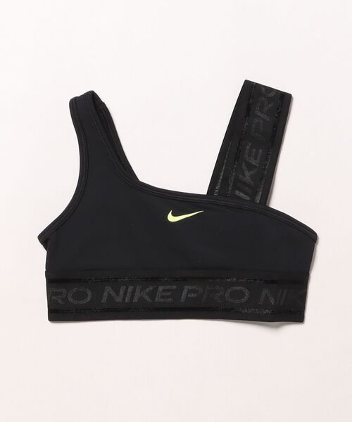 NIKE（ナイキ）の「《NIKEアパレル》G NP ASYM SWSH BRA SPORT P（スポーツブラ・キッズ・ブラック・140/130/160/150）」の3枚目の写真