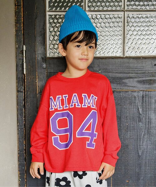 BREEZE(ブリーズ)の「【リンク/ジュニア対応】SPRING バラエティTシャツ(Tシャツ/カットソー・キッズ・ラベンダー/ライム/チャコール/オフホワイト/レッド・140/150/90/100/110/120/80/130)」の5枚目の写真