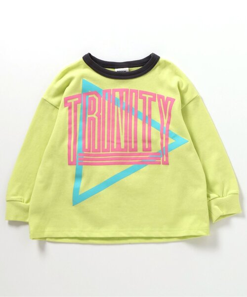 BREEZE(ブリーズ)の「【リンク/ジュニア対応】SPRING バラエティTシャツ(Tシャツ/カットソー・キッズ・ラベンダー/ライム/チャコール/オフホワイト/レッド・140/150/90/100/110/120/80/130)」の1枚目の写真