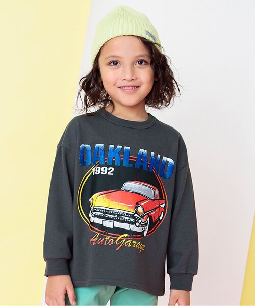 BREEZE(ブリーズ)の「【リンク/ジュニア対応】SPRING バラエティTシャツ(Tシャツ/カットソー・キッズ・ラベンダー/ライム/チャコール/オフホワイト/レッド・140/150/90/100/110/120/80/130)」の3枚目の写真