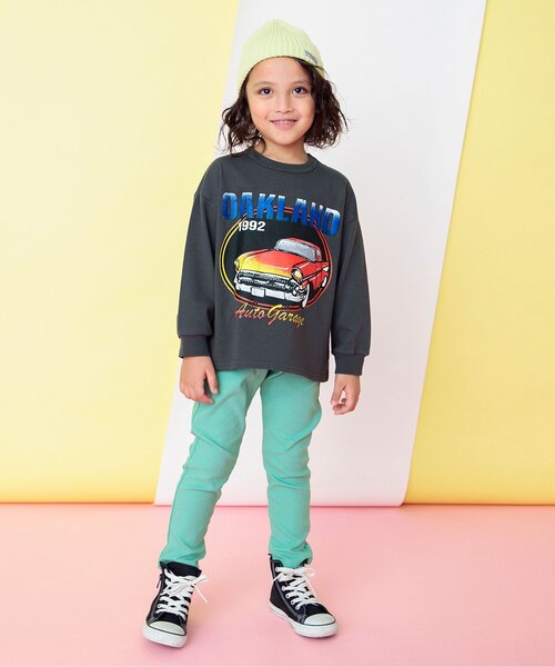 BREEZE(ブリーズ)の「【リンク/ジュニア対応】SPRING バラエティTシャツ(Tシャツ/カットソー・キッズ・ラベンダー/ライム/チャコール/オフホワイト/レッド・140/150/90/100/110/120/80/130)」の6枚目の写真