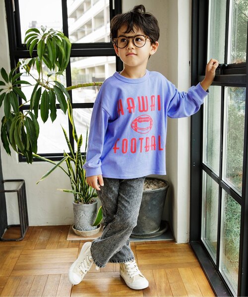 BREEZE(ブリーズ)の「【リンク/ジュニア対応】SPRING バラエティTシャツ(Tシャツ/カットソー・キッズ・ラベンダー/ライム/チャコール/オフホワイト/レッド・140/150/90/100/110/120/80/130)」の8枚目の写真