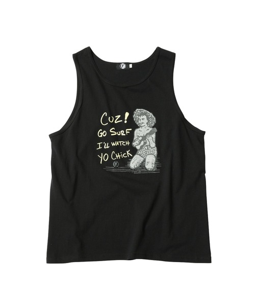 IPD(アイピーディー)の「【IPD】 BEACH BOY TANK ビーチボーイタンク(タンクトップ・メンズ・ブラック/ホワイト・LARGE/X-LARGE/MEDIUM)」の4枚目の写真