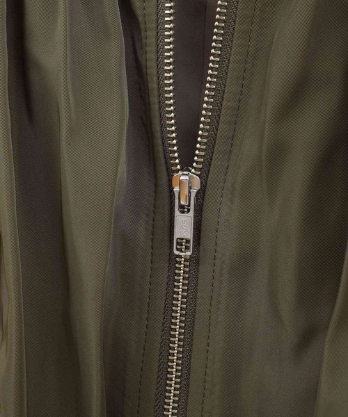 Sugar spoon(シュガースプーン)の「・SUGAR SPOON ボリュームギャザーMA-1(ブルゾン・レディース・アイボリー/ブラック/カーキ・FREE)」の9枚目の写真