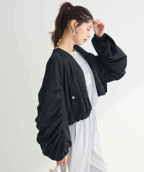 セール】・SUGAR SPOON ボリュームギャザーMA-1（ブルゾン）｜Sugar  