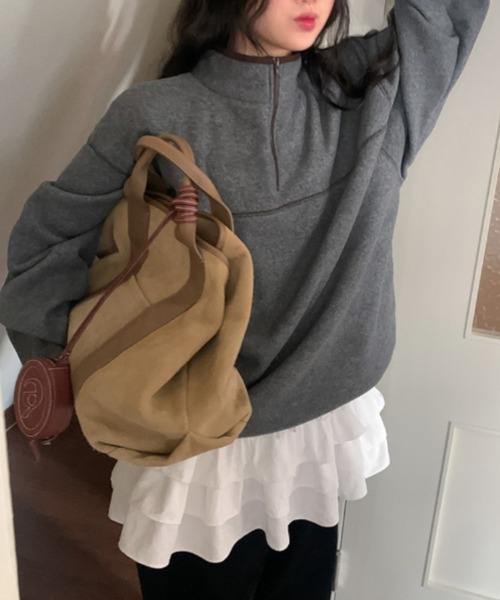 FREE STYLISTS(フリー スタイリスト)の「YUGA_YGMC ティアードフリルキャミソール(キャミソール・レディース・ホワイト/ブラック・FREE)」の10枚目の写真