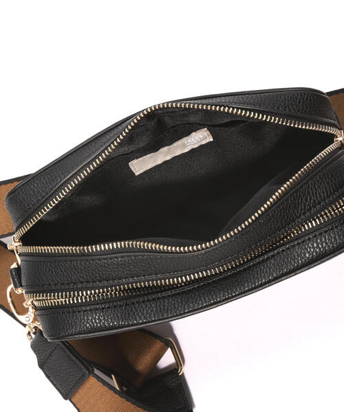 FREE'S MART（フリーズマート）の「◆Ｗジップバッグ（ショルダーバッグ・レディース・ホワイト/ブラック/ブルー・ﾌﾘ-）」の14枚目の写真