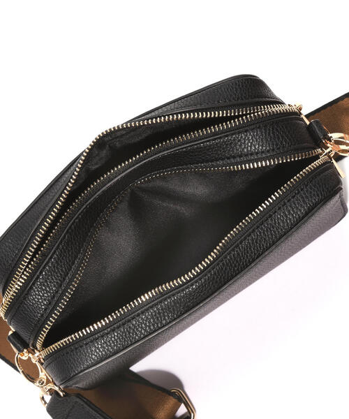 FREE'S MART（フリーズマート）の「◆Ｗジップバッグ（ショルダーバッグ・レディース・ホワイト/ブラック/ブルー・ﾌﾘ-）」の13枚目の写真