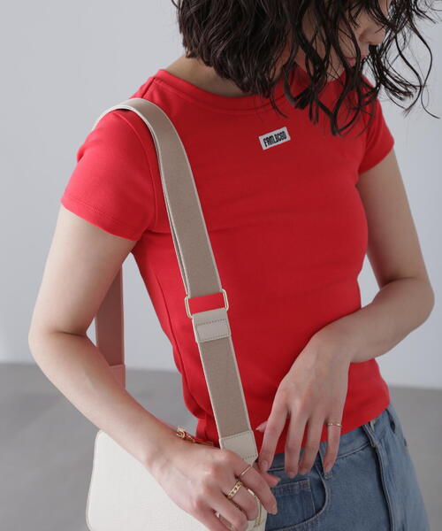 FREE'S MART（フリーズマート）の「◆Ｗジップバッグ（ショルダーバッグ・レディース・ホワイト/ブラック/ブルー・ﾌﾘ-）」の11枚目の写真