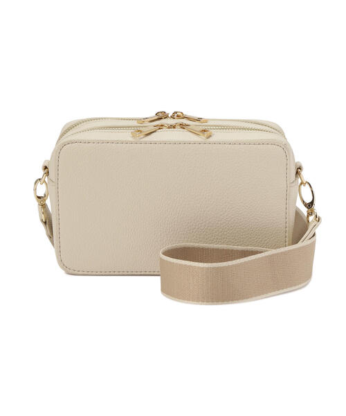 FREE'S MART（フリーズマート）の「◆Ｗジップバッグ（ショルダーバッグ・レディース・ホワイト/ブラック/ブルー・ﾌﾘ-）」の6枚目の写真