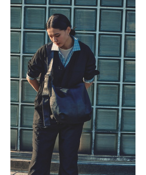 ONE.(ワンドット)の「【ONE.ワンドット】 / レザーBIGショルダーBAG / ONE-007(ショルダーバッグ・レディース・ブラック・FREE)」の20枚目の写真