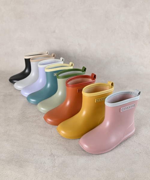 MARKEY'S（マーキーズ）の「レインシューズ（レインシューズ・キッズ・ラベンダー/オレンジ/マスタード/ピンク/ブラック/カーキ/グレー/ブルー・13cm/14cm/15cm/16cm/17cm/18cm/19cm/20cm）」の10枚目の写真