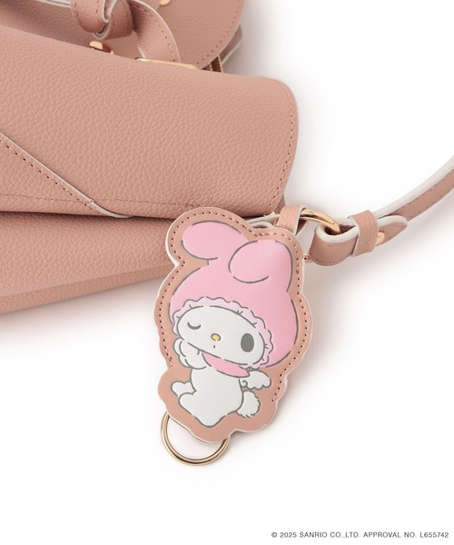 VIS（ビス）の「【マイメロディ&クロミ】 VIS別注モデルハートカットバッグ＆チャームSET（ハンドバッグ・レディース・ピンク/ブラック・FREE）」の16枚目の写真