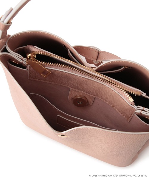 VIS（ビス）の「【マイメロディ&クロミ】 VIS別注モデルハートカットバッグ＆チャームSET（ハンドバッグ・レディース・ピンク/ブラック・FREE）」の20枚目の写真