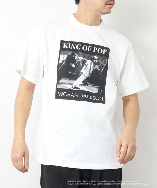 GOOD ROCK SPEED(グッドロックスピード)の「【GOOD ROCK SPEED】別注 MICHAEL JACKSON T 25SS(Tシャツ/カットソー・メンズ・ホワイト/ホワイト系その他/ブラック系その他/ブラック系その他2/ホワイト系その他2/ブラック・S/M/L)」の7枚目の写真