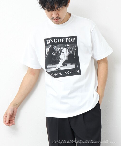 GOOD ROCK SPEED(グッドロックスピード)の「【GOOD ROCK SPEED】別注 MICHAEL JACKSON T 25SS(Tシャツ/カットソー・メンズ・ホワイト/ホワイト系その他/ブラック系その他/ブラック系その他2/ホワイト系その他2/ブラック・S/M/L)」の8枚目の写真