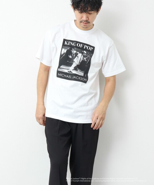 GOOD ROCK SPEED(グッドロックスピード)の「【GOOD ROCK SPEED】別注 MICHAEL JACKSON T 25SS(Tシャツ/カットソー・メンズ・ホワイト/ホワイト系その他/ブラック系その他/ブラック系その他2/ホワイト系その他2/ブラック・S/M/L)」の9枚目の写真