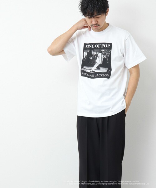 GOOD ROCK SPEED(グッドロックスピード)の「【GOOD ROCK SPEED】別注 MICHAEL JACKSON T 25SS(Tシャツ/カットソー・メンズ・ホワイト/ホワイト系その他/ブラック系その他/ブラック系その他2/ホワイト系その他2/ブラック・S/M/L)」の10枚目の写真