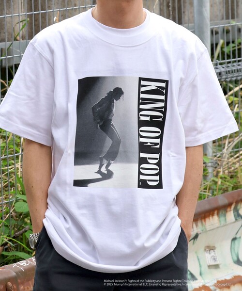 GOOD ROCK SPEED(グッドロックスピード)の「【GOOD ROCK SPEED】別注 MICHAEL JACKSON T 25SS(Tシャツ/カットソー・メンズ・ホワイト/ホワイト系その他/ブラック系その他/ブラック系その他2/ホワイト系その他2/ブラック・S/M/L)」の18枚目の写真