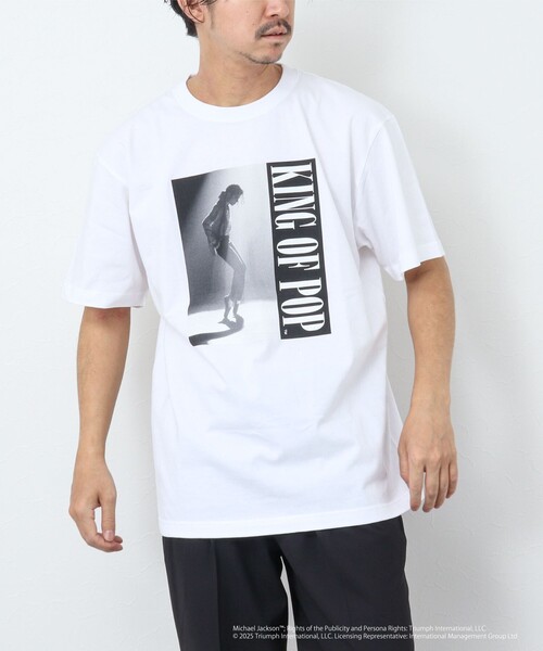 GOOD ROCK SPEED(グッドロックスピード)の「【GOOD ROCK SPEED】別注 MICHAEL JACKSON T 25SS(Tシャツ/カットソー・メンズ・ホワイト/ホワイト系その他/ブラック系その他/ブラック系その他2/ホワイト系その他2/ブラック・S/M/L)」の20枚目の写真