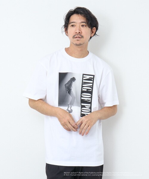 GOOD ROCK SPEED(グッドロックスピード)の「【GOOD ROCK SPEED】別注 MICHAEL JACKSON T 25SS(Tシャツ/カットソー・メンズ・ホワイト/ホワイト系その他/ブラック系その他/ブラック系その他2/ホワイト系その他2/ブラック・S/M/L)」の21枚目の写真
