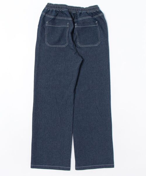 Arnold Palmer（アーノルドパーマー）の「エアーデニム イージーパンツ（デニムパンツ・レディース・インディゴブルー/サックスブルー・M/L/S）」の5枚目の写真