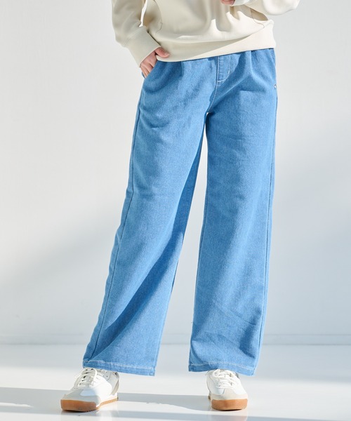 Arnold Palmer（アーノルドパーマー）の「エアーデニム イージーパンツ（デニムパンツ・レディース・インディゴブルー/サックスブルー・M/L/S）」の17枚目の写真