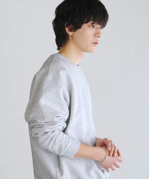 JACK PURCELL(ジャックパーセル)の「CONVERSE JACK PURCELL コーマ裏毛クルーネック長袖プルオーバー(スウェット・メンズ・ブルー/グレー/ブラック・L/M/S)」の9枚目の写真