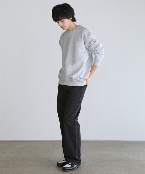 JACK PURCELL(ジャックパーセル)の「CONVERSE JACK PURCELL コーマ裏毛クルーネック長袖プルオーバー(スウェット・メンズ・ブルー/グレー/ブラック・L/M/S)」の12枚目の写真
