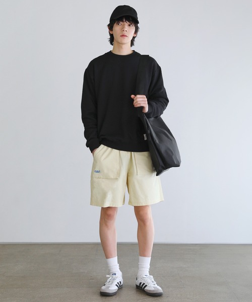 JACK PURCELL(ジャックパーセル)の「CONVERSE JACK PURCELL コーマ裏毛クルーネック長袖プルオーバー(スウェット・メンズ・ブルー/グレー/ブラック・L/M/S)」の4枚目の写真