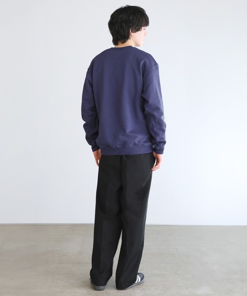 JACK PURCELL(ジャックパーセル)の「CONVERSE JACK PURCELL コーマ裏毛クルーネック長袖プルオーバー(スウェット・メンズ・ブルー/グレー/ブラック・L/M/S)」の20枚目の写真